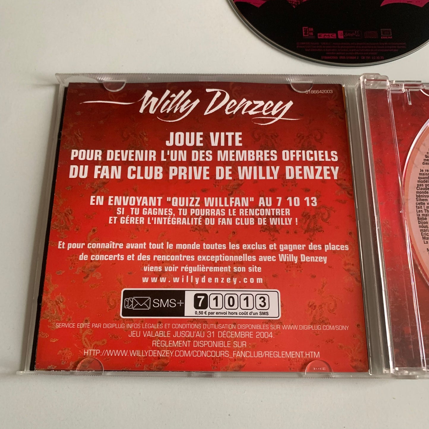 CD - Willy Denzey - Acte 2 - 2004 Occasion
