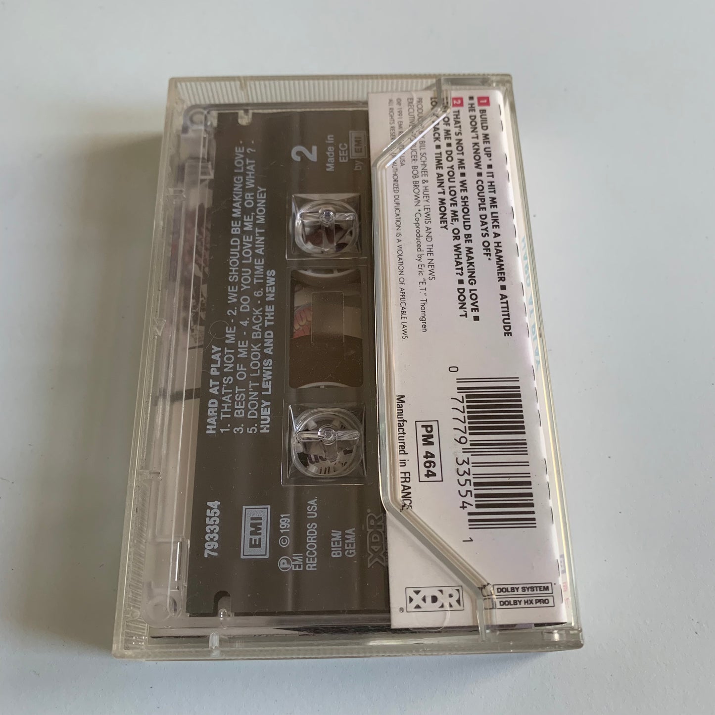 Huey Lewis And The News - Hard At Play 1991 Occasion