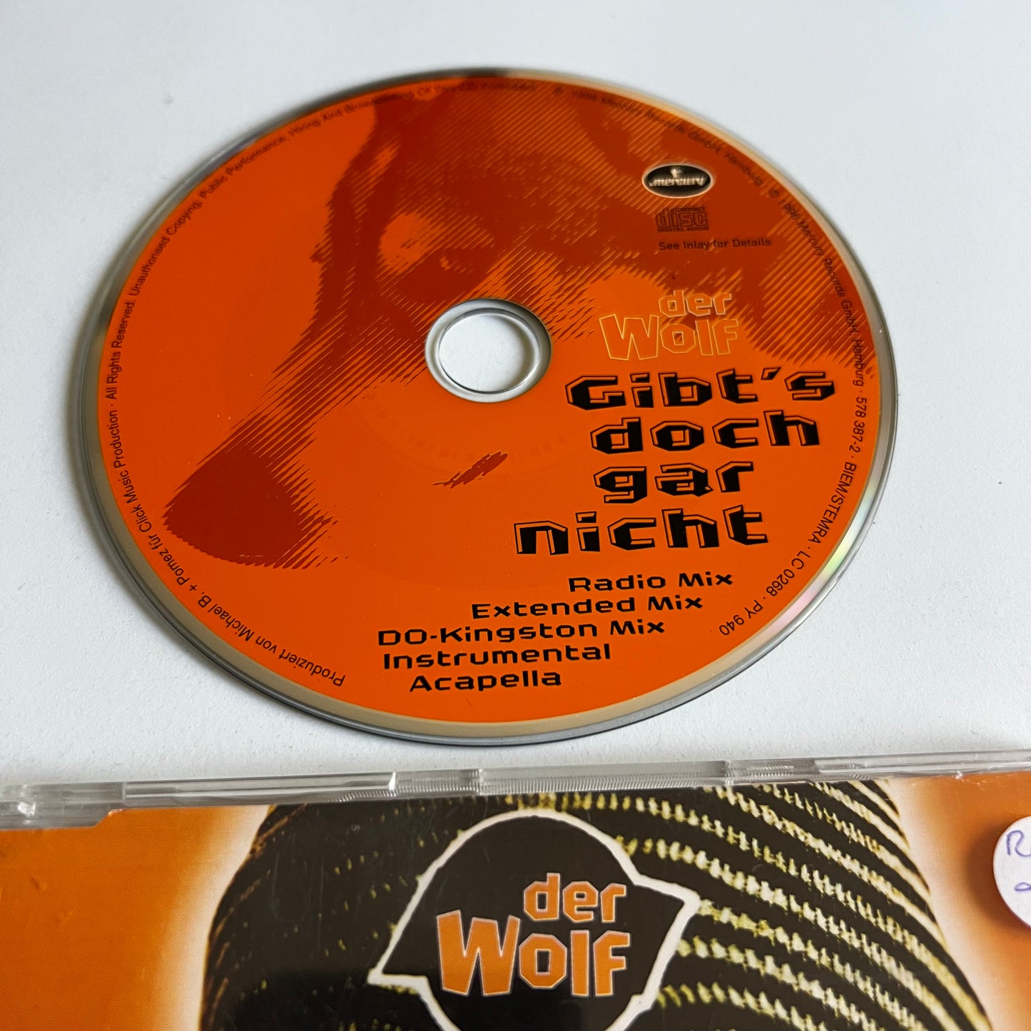 CD - Der Wolf - Gibt's Doch Gar Nicht - Single 1996