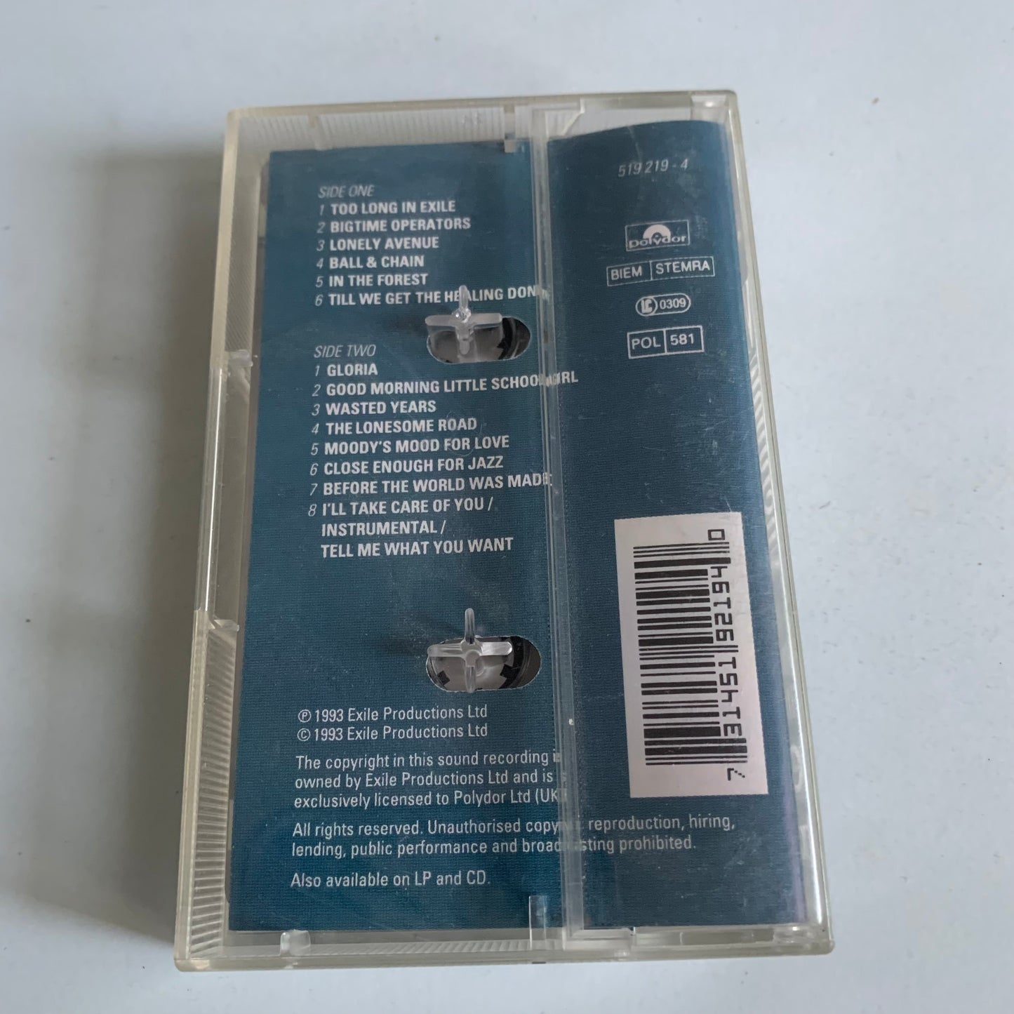 Van Morrison - Too Long In Exile - 1993 Occasion