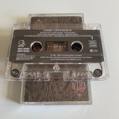 Cassette audio - Cher - Love Hurts - 1991