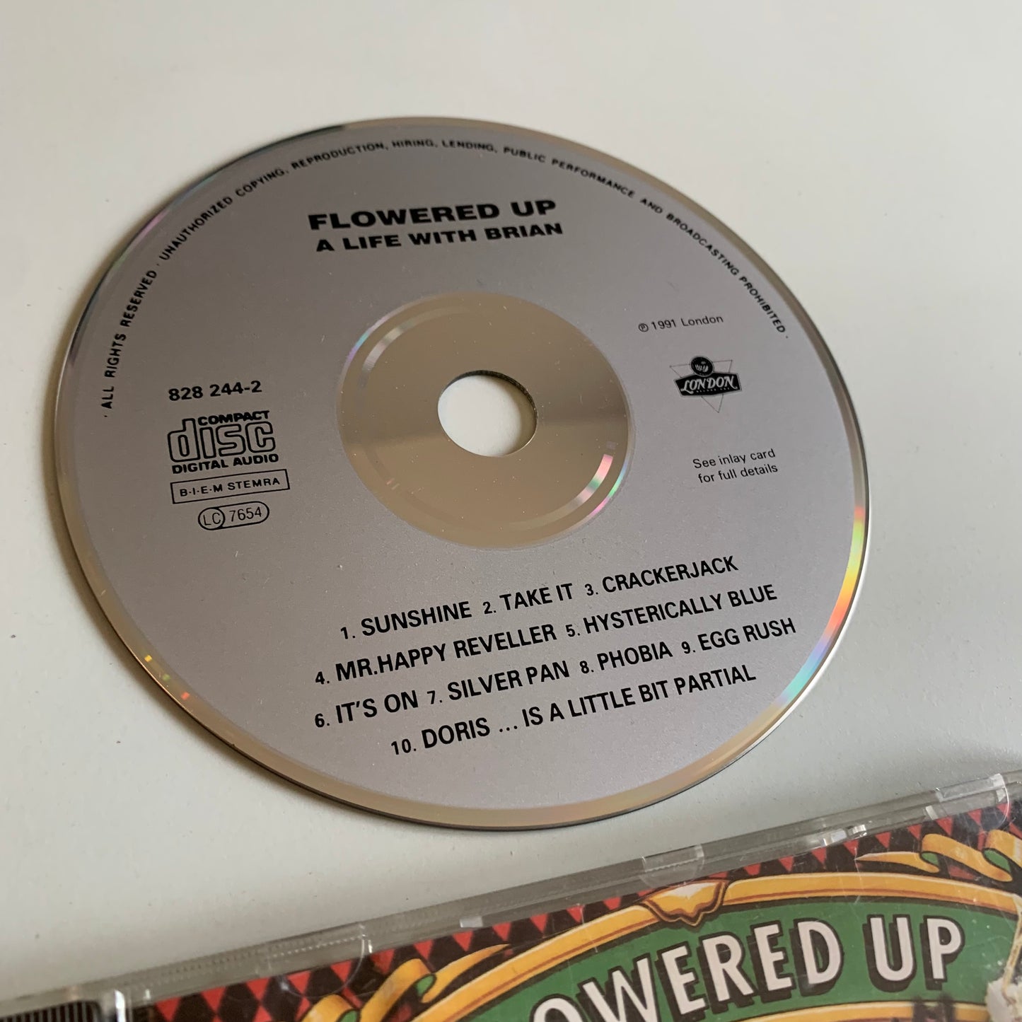 CD - Flowered Up - A Life With Brian - 1991