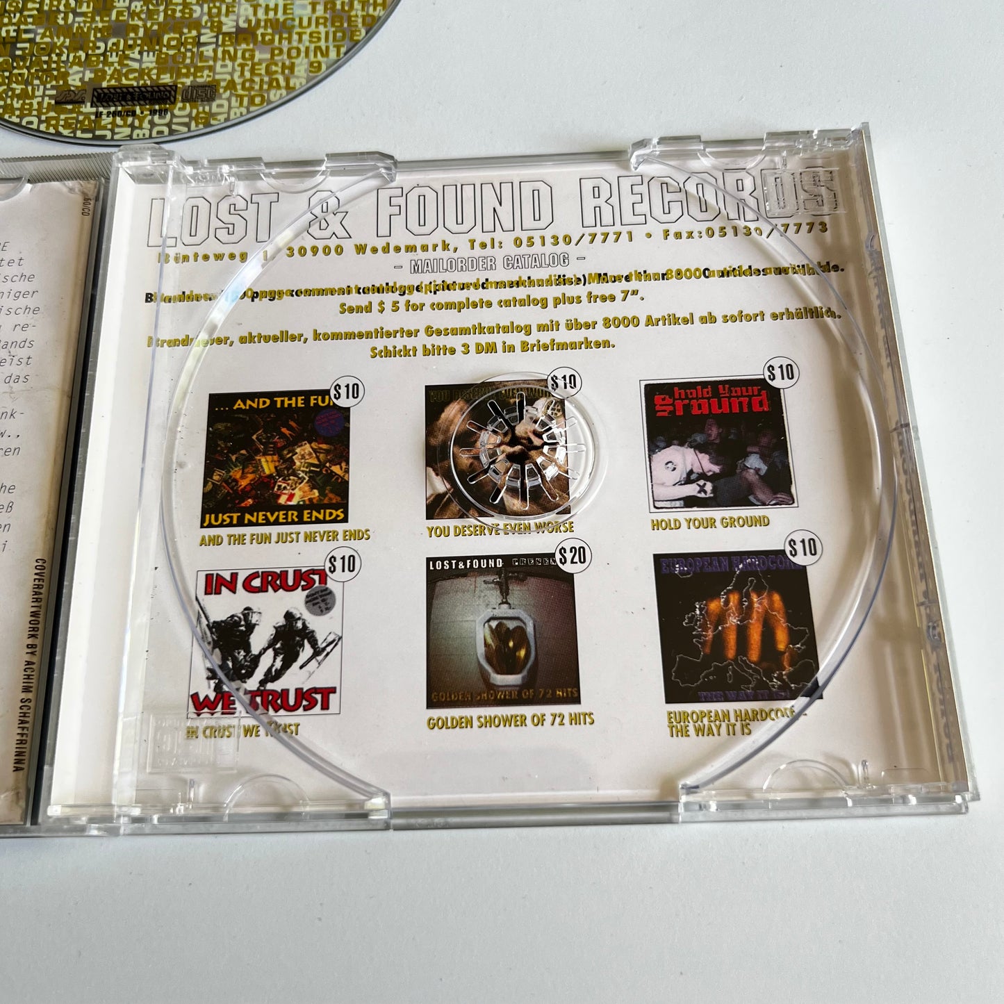 CD - Compilation - European Hardcore - The Way It Is 1996