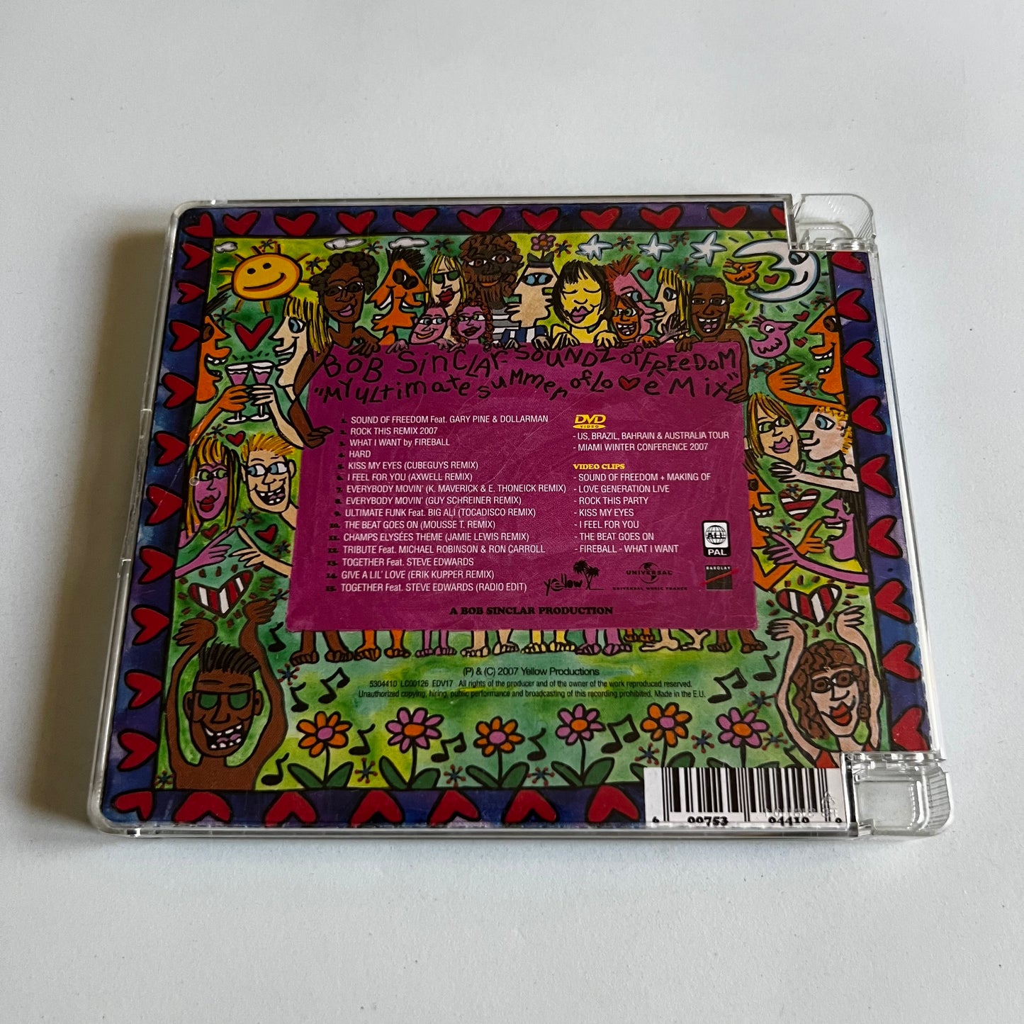 CD - Bob Sinclar - Soundz Of Freedom (My Ultimate Summer Of Love Mix) - 2007