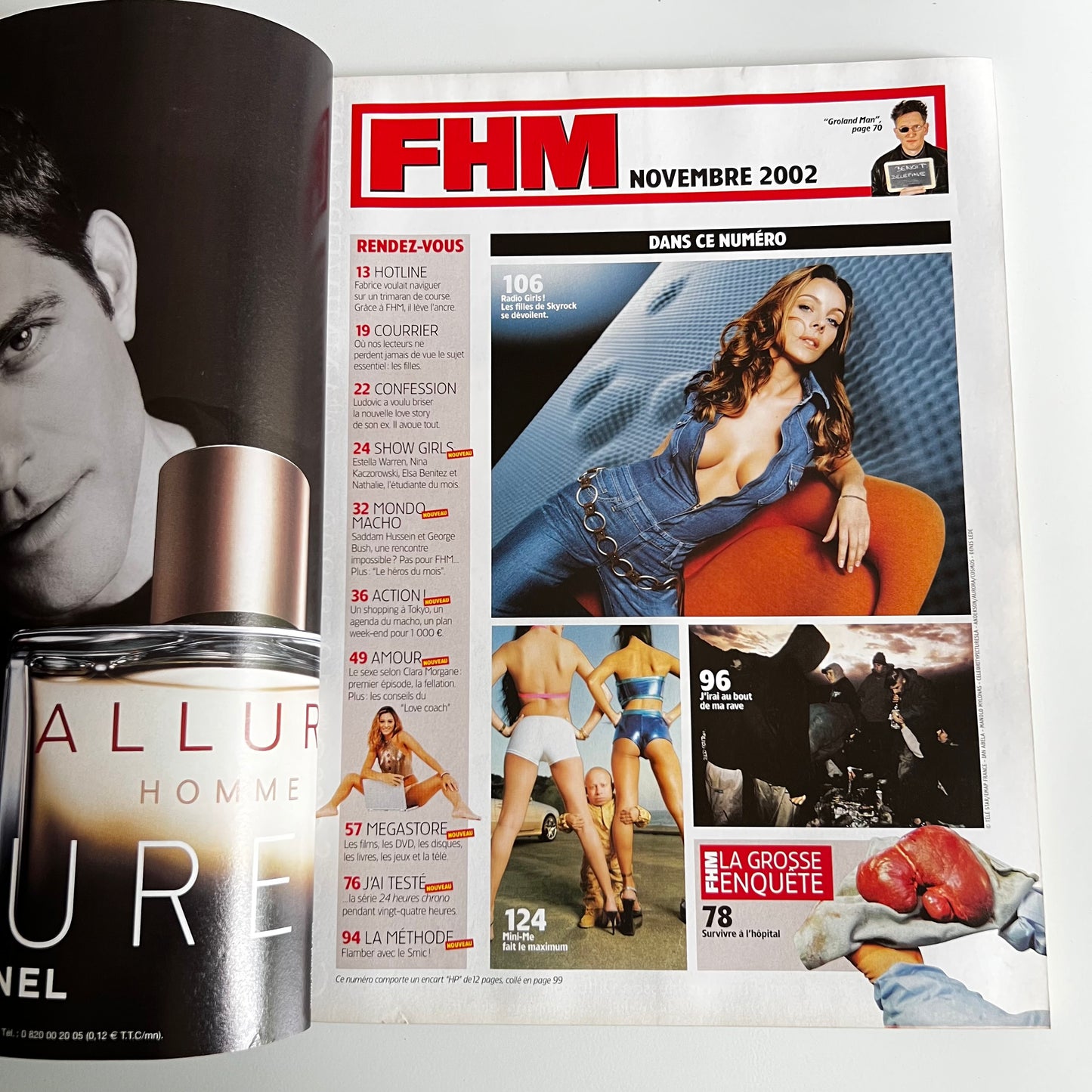 Magazine FHM - Marie de Skyrock - Nº40 Novembre 2002