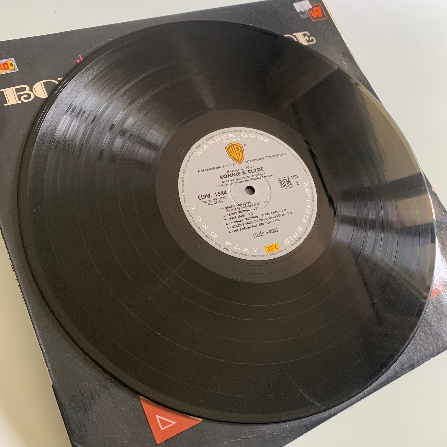 Charles Strouse - Music Inspired By The Rip Roarin' Electrifying Sound Of "Bonnie And Clyde" (The Original Motion Picture Score) - LP 1968 Occasion