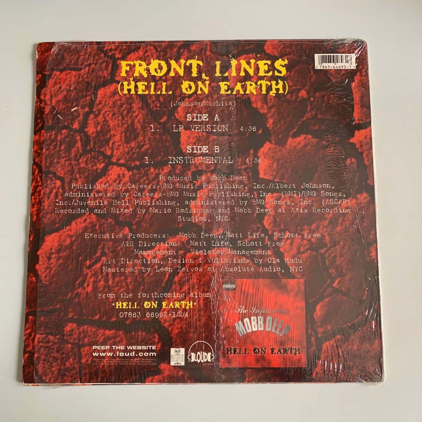 Mobb Deep - Front Lines (Hell On Earth) - Single 1996