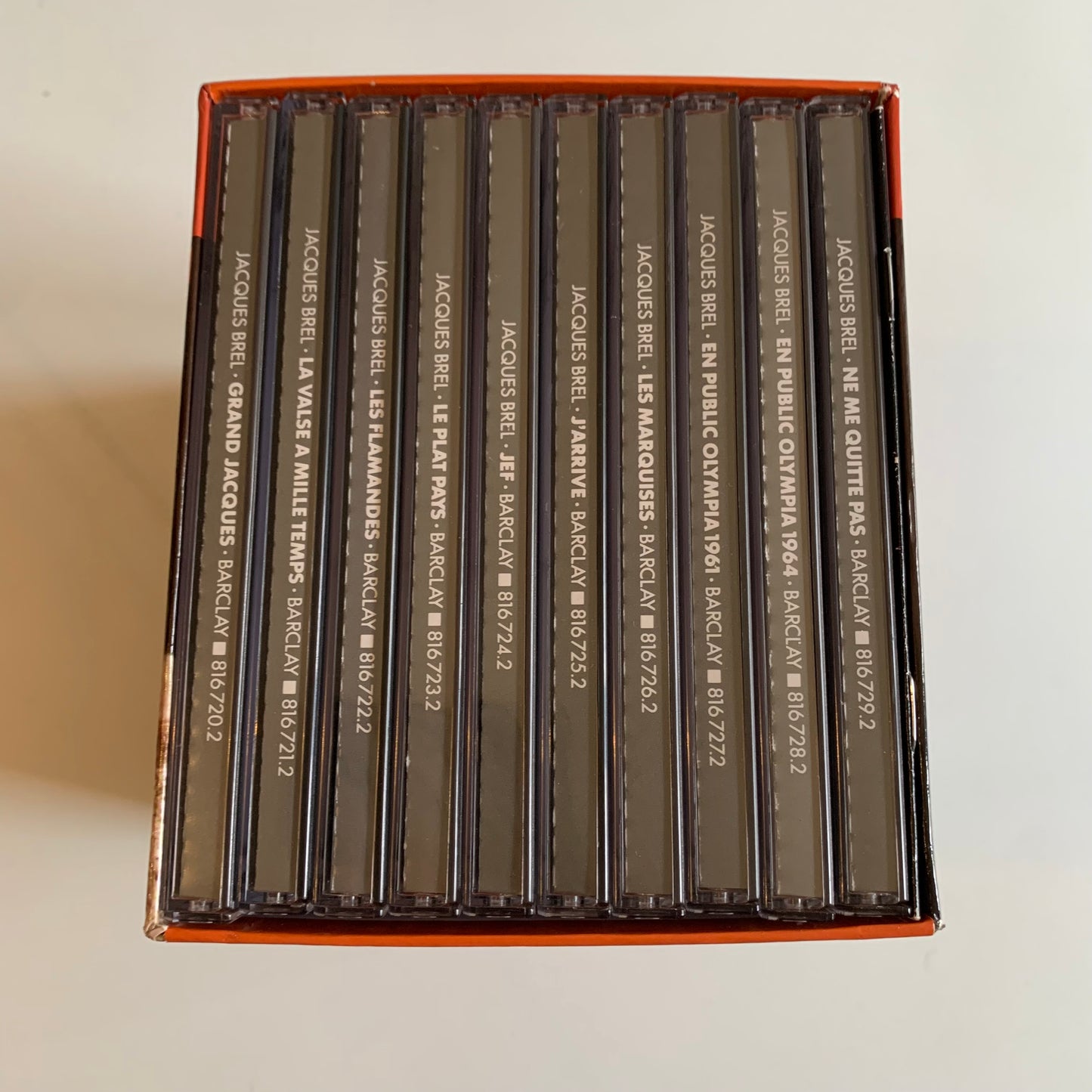 Box Set 10 CD - Jacques Brel - Quand On N'a Que L'amour - 1996 Occasion