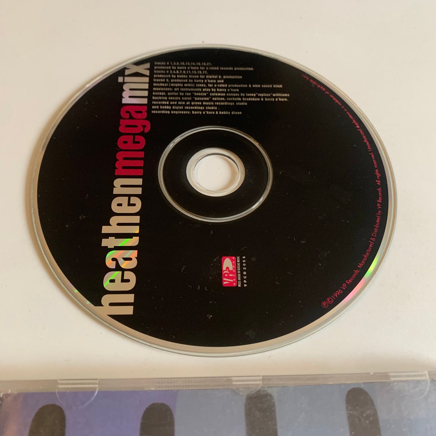 CD - Heathen Mega Mix - 1996