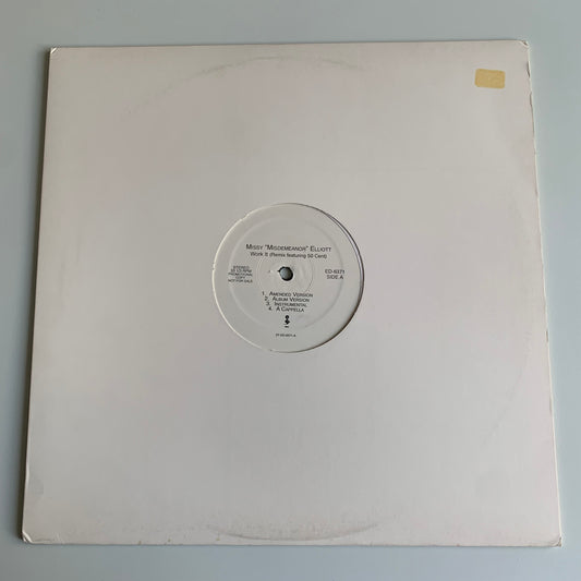 Missy "Misdemeanor" Elliott - Work It (Remix) / Funky Fresh Dressed - Promo 2002 Occasion