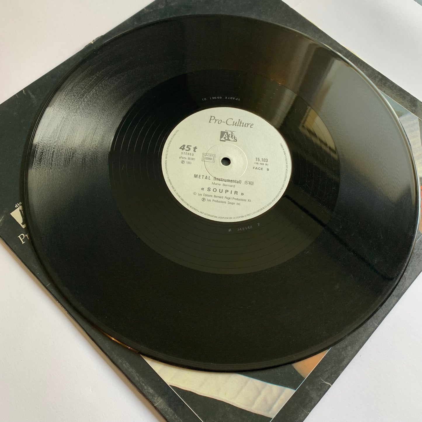 Soupir - Metal - Maxi 45 tours 1983 Occasion