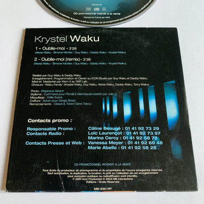 Krystel Waku - Oublie-Moi 2001 Promo Occasion
