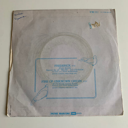 Patti Smith Group - Frederick - 45 tours 1979 Occasion