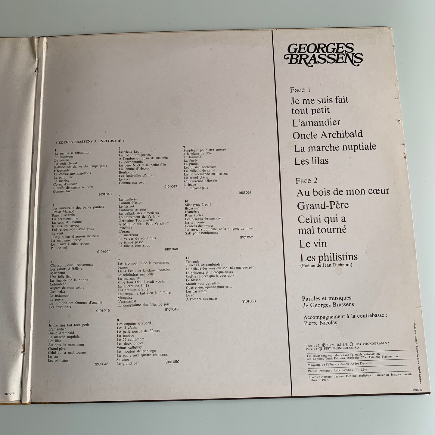 Georges Brassens - 4 - Je Me Suis Fait Tout Petit - 33 tours 1976 Occasion
