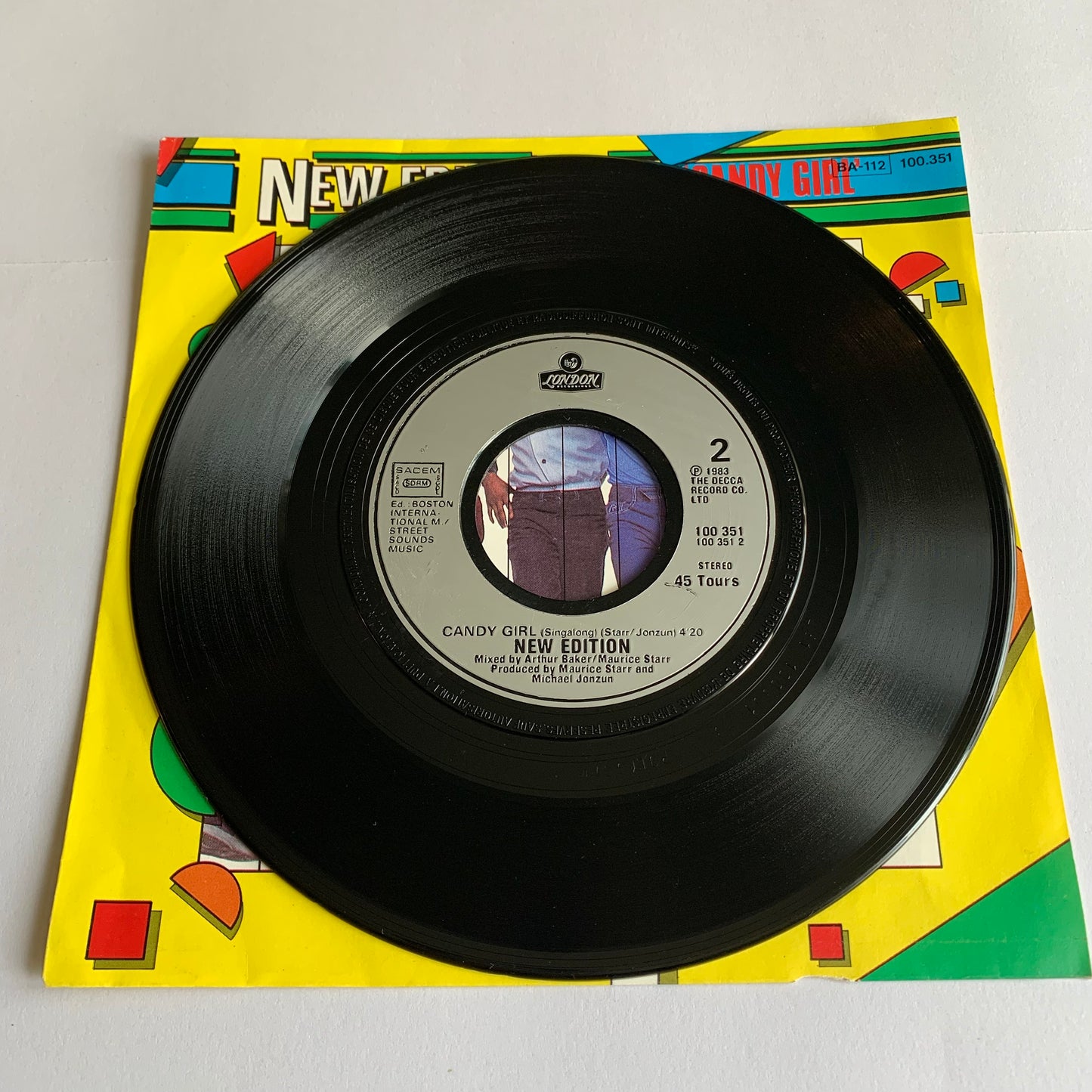 New Edition - Candy Girl - 45 tours 1983 Occasion