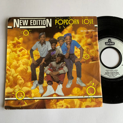 New Edition - Popcorn Love - 45 tours 1983 Occasion
