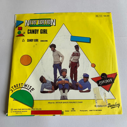 New Edition - Candy Girl - 45 tours 1983 Occasion