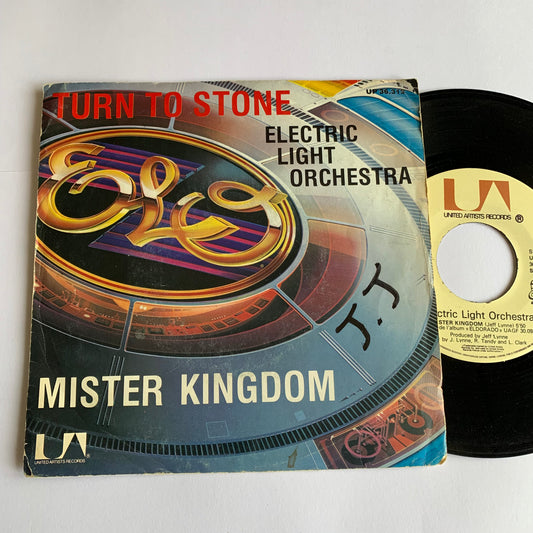 Electric Light Orchestra - Turn To Stone / Mister Kingdom - 45 tours 1977 Occasion