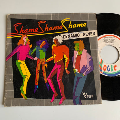 Dynamic Seven - Shame, Shame, Shame - 45 tours 1983 Occasion