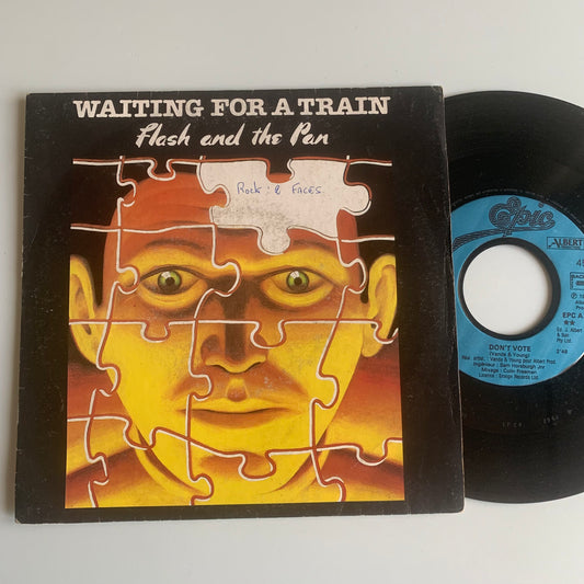 Flash And The Pan - Waiting For A Train - 45 tours 1982 Occasion