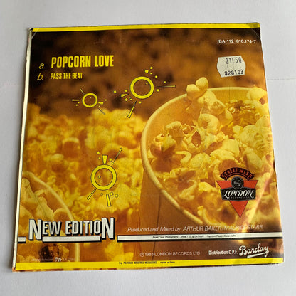 New Edition - Popcorn Love - 45 tours 1983 Occasion